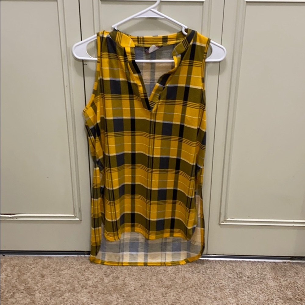 Long flowy shirt.